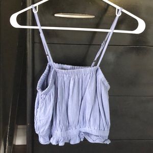 Hollister Purple Crop Top